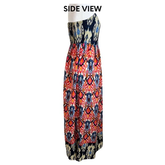 THML Boho Strapless Maxi Dress - Medium / Large - Picture 3 of 7